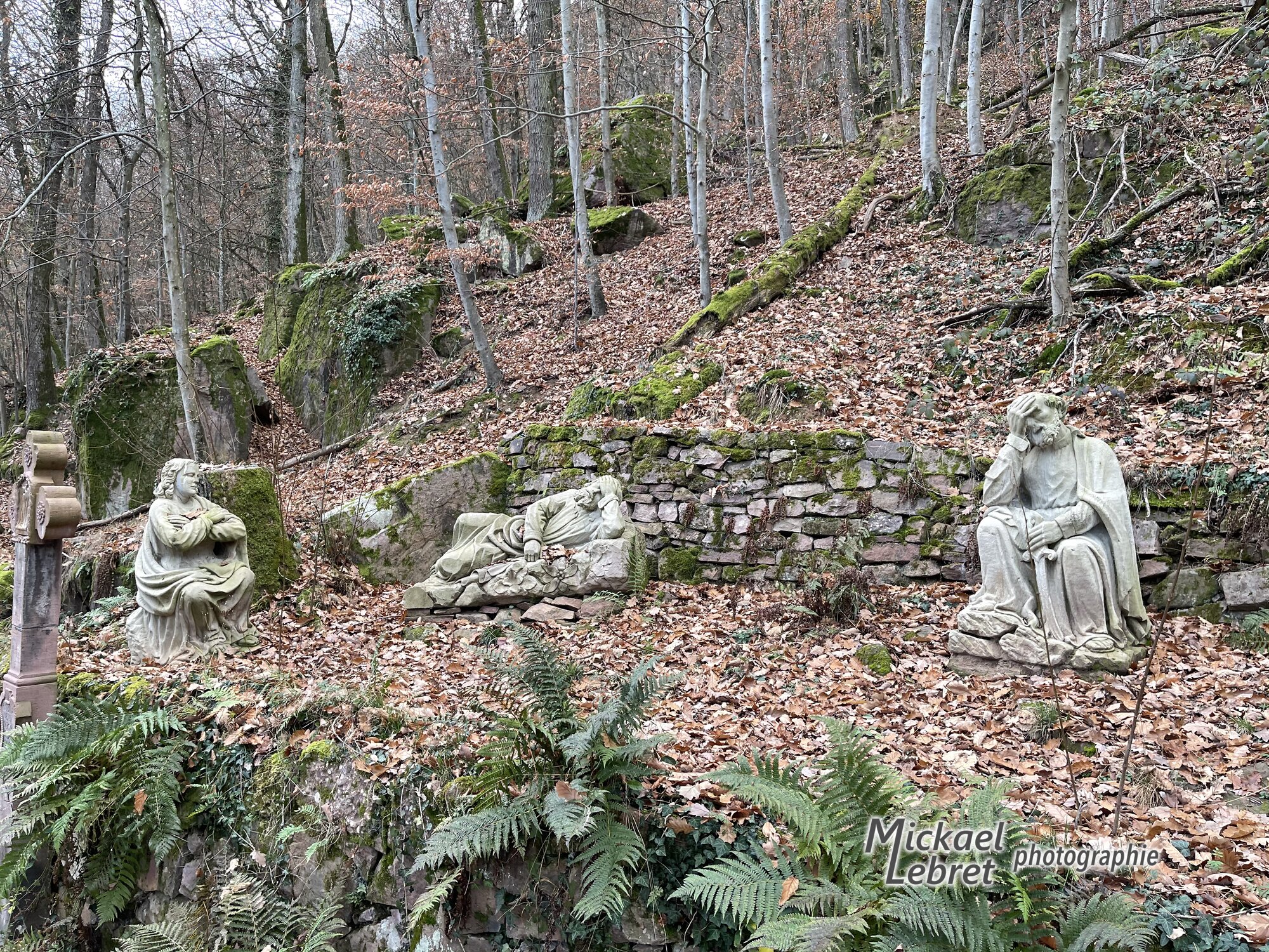 Le Mont des Oliviers, sculpté en 1863 par Barta de Rouffach