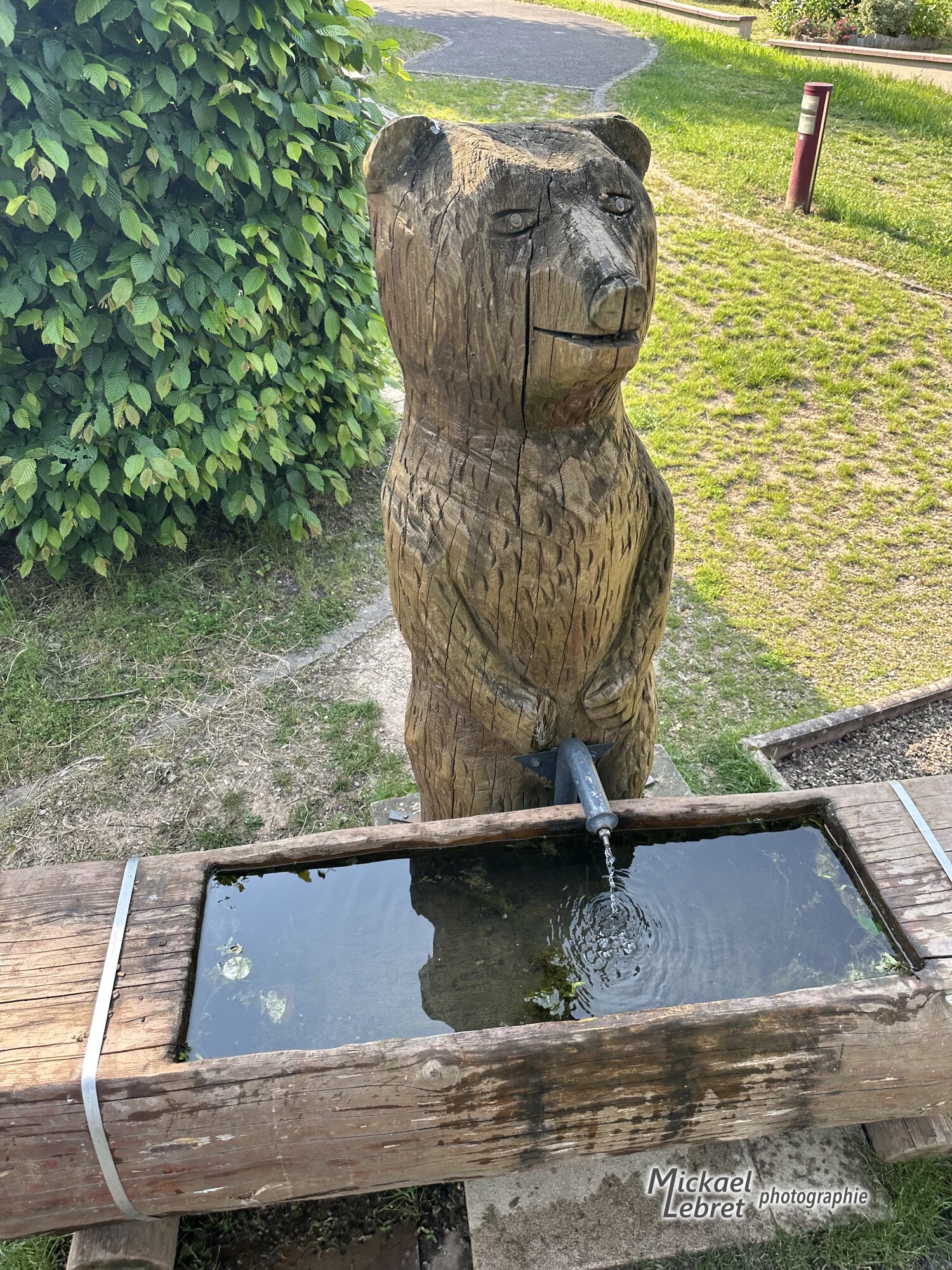 La fontaine à l'ours de la rue des Vosges